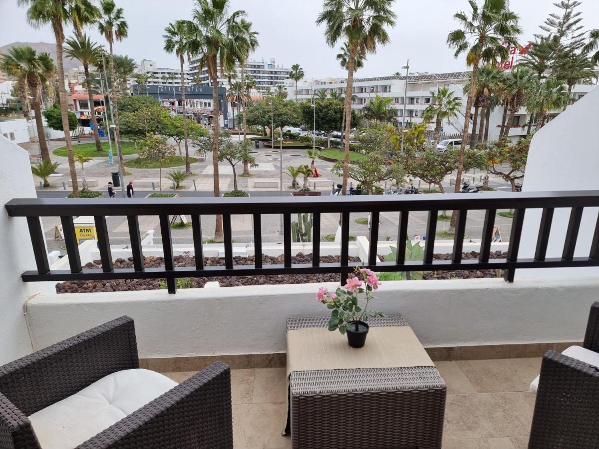 Duplex Apartment Vistamar, Sea-View, Heated Pool In Parque Santiago 2, Wifi ปลายาเดลาสอเมริกาส ภายนอก รูปภาพ